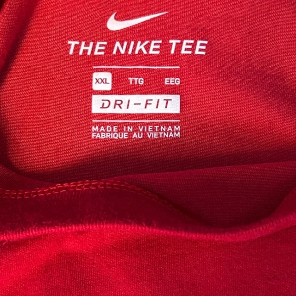 Nike A.I.R. Kelly Anna Dri-FIT T-Shirt Mens XXL Red Excellent Graphic Swoosh